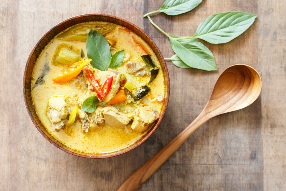Green,Curry,Chicken,thai,Food
